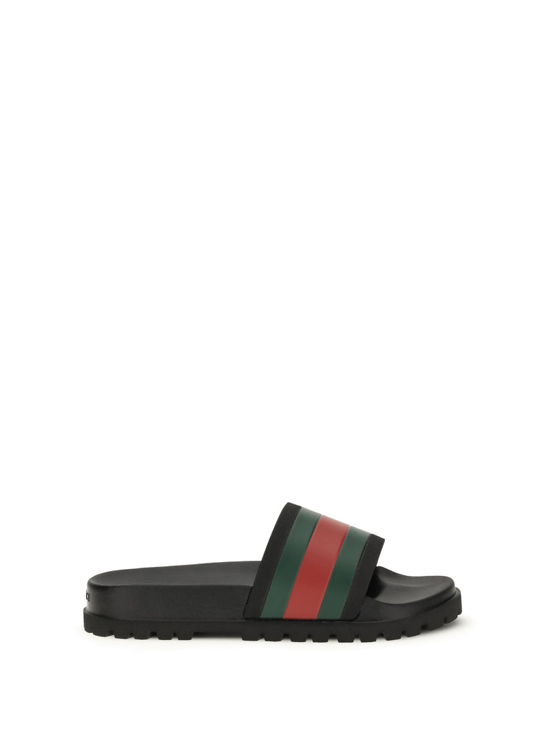 Gucci Gucci Rubber Sandals Black Men - World Class Fashion