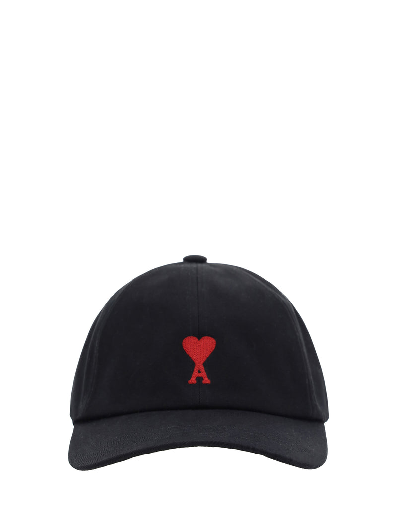 AMI Paris AMI Paris ADC Cotton Baseball Hat Noir - World Class Fashion
