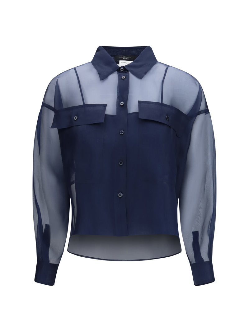 Max Mara Weekend Max Mara Weekend Colomba Shirt Blue - World Class Fashion