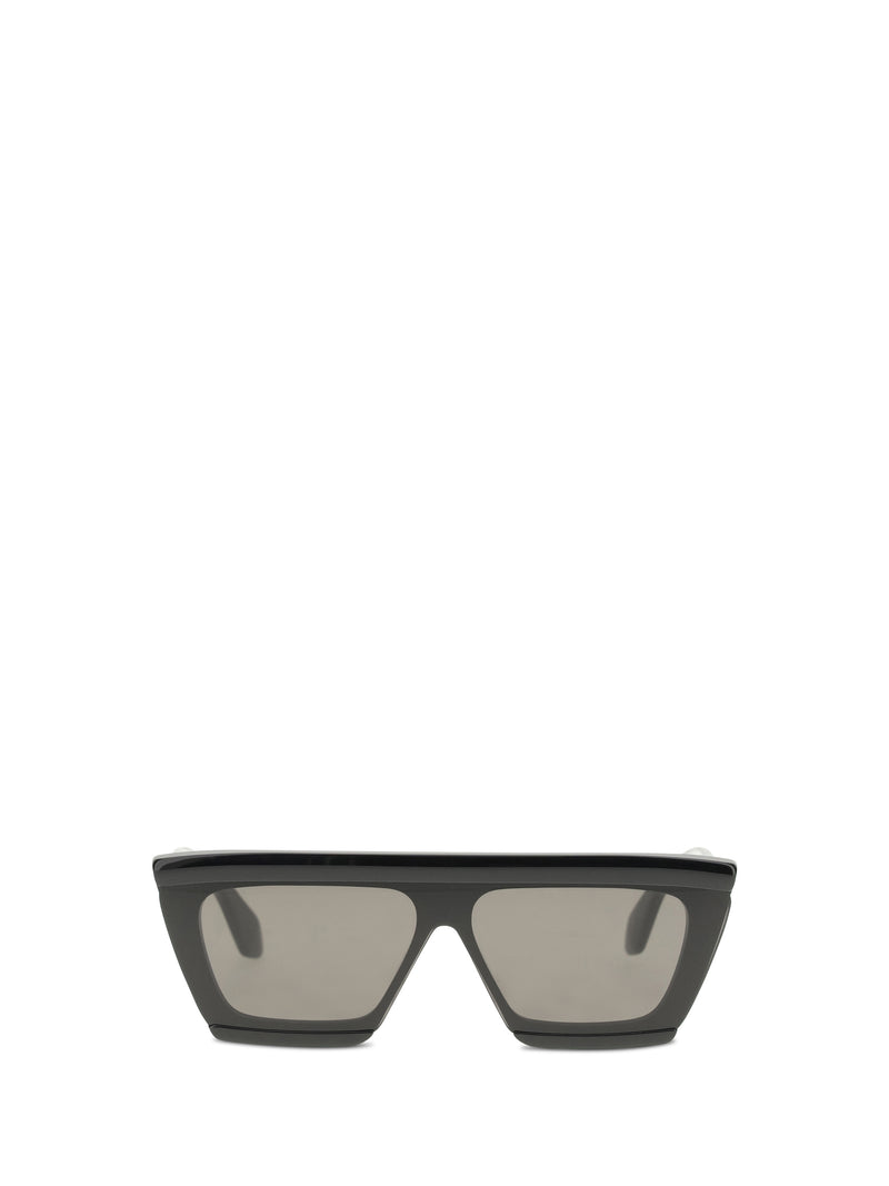 Alaia Alaïa Mask Sunglasses Black-Black-Grey Women - World Class Fashion