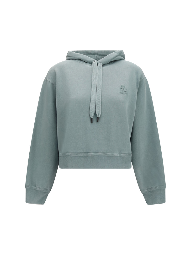 Marant Étoile Marant Étoile Salmy Logo Hoodie Sage - World Class Fashion