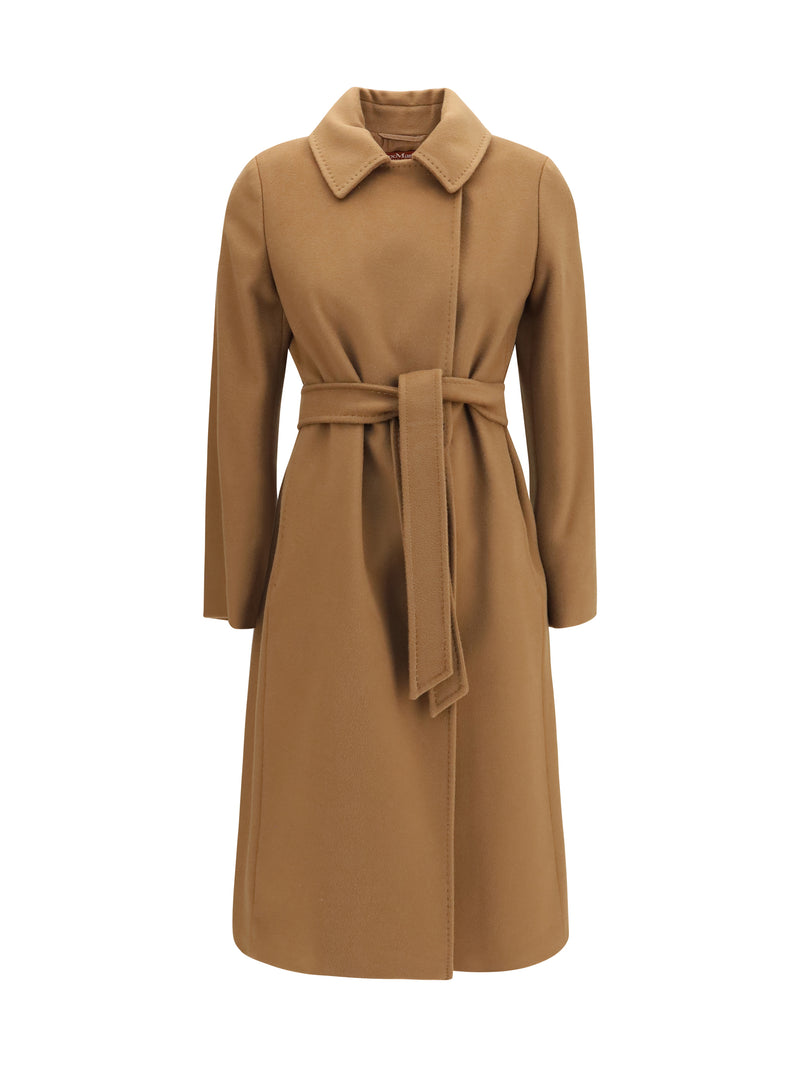 Max Mara Studio Max Mara Studio Bcollag Coat Castagna - World Class Fashion