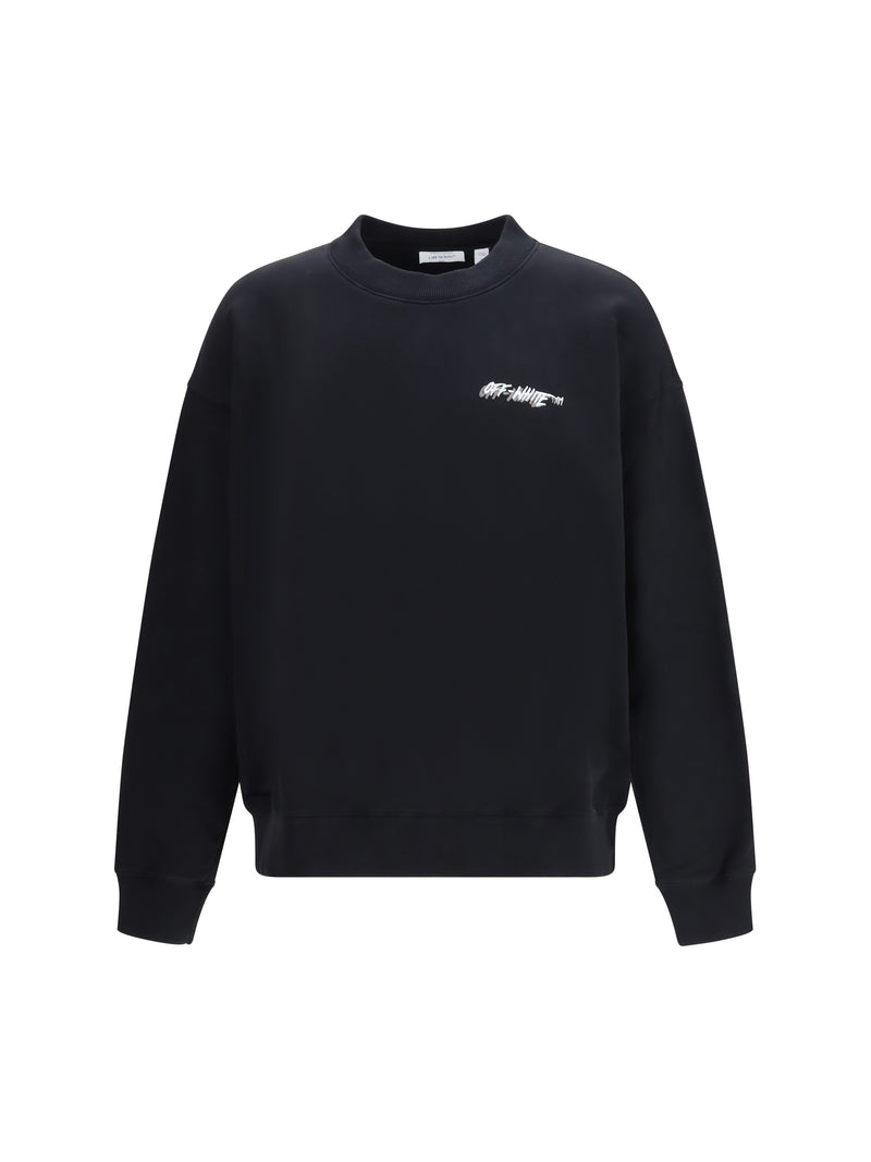 Off-white Off-white Skate Logo Sweatshirt Black - World Class Fashion