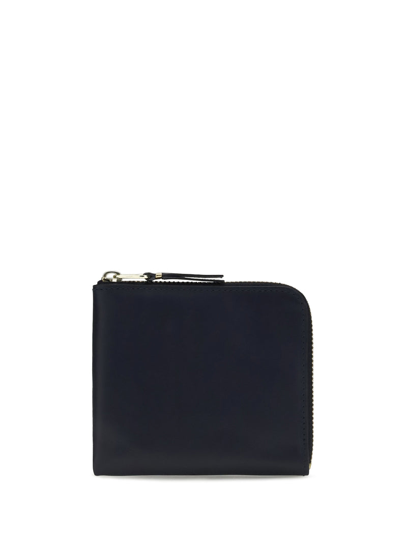 Comme Des Garçons Wallet Comme Des Garçons Leather Wallet Navy - World Class Fashion