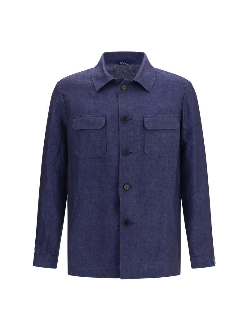 Gi Capri Gi Capri Linen Shirt with Button Closure 104 - World Class Fashion