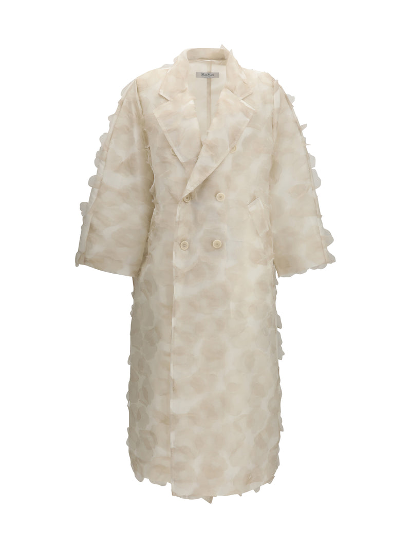 Max Mara Max Mara Mito Coat Argento - World Class Fashion