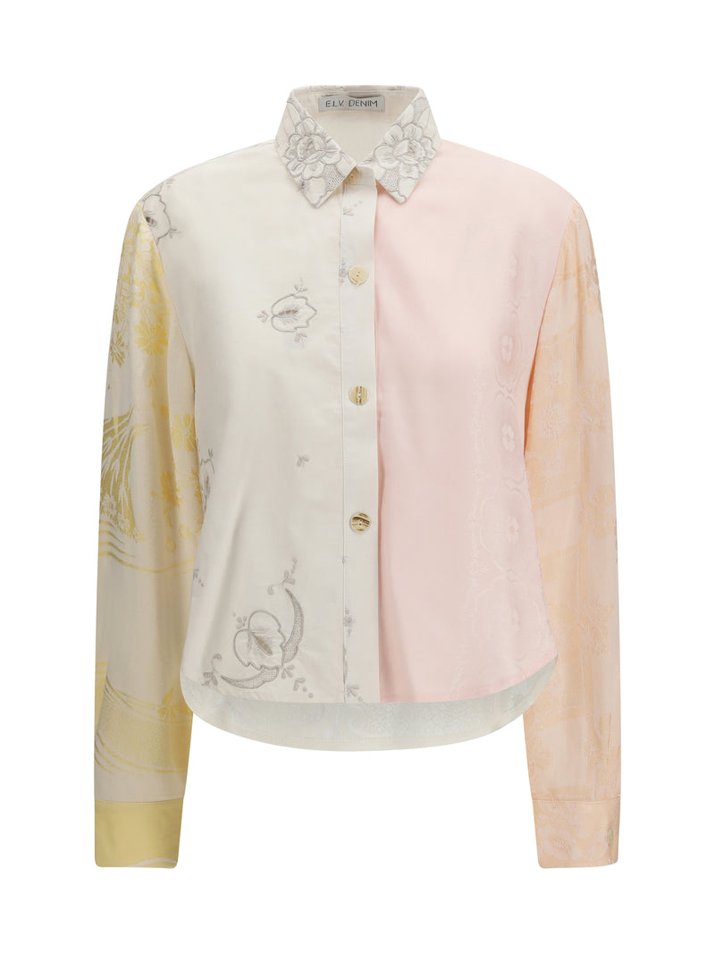 E.l.v. Denim E.l.v. Denim Emilie Embroidered Shirt Multi - World Class Fashion