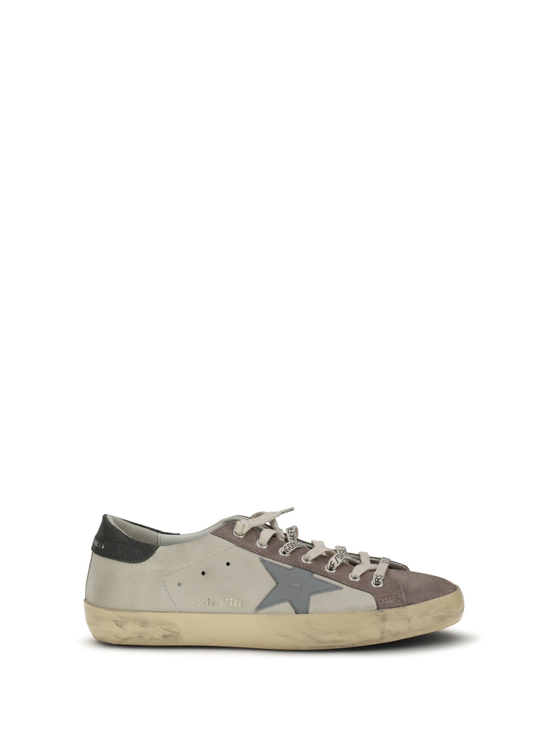 Golden Goose Zapatillas deportivas de ante Golden Goose Super Star lila gris - World Class Fashion