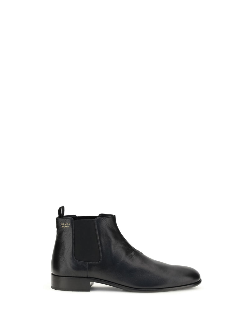 Prada Botines de piel Prada Nero para mujer - World Class Fashion