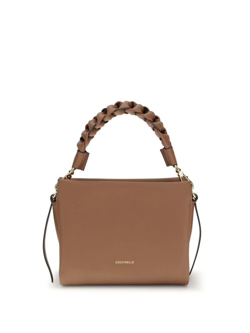 Coccinelle Coccinelle Boheme Handbag Cognac/Noir - World Class Fashion