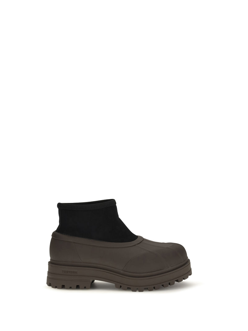Tretorn Tretorn Avan Hybrid Rubber Boots Dark Chocolate - World Class Fashion