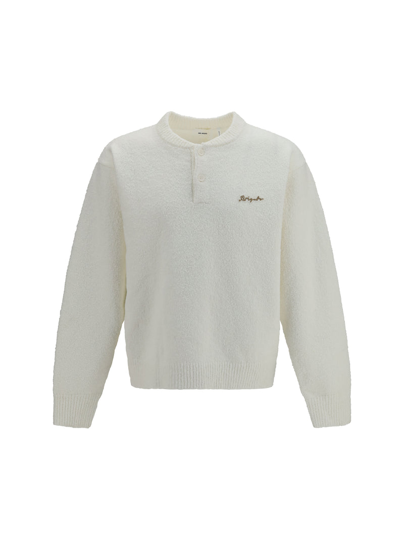 Axel Arigato Axel Arigato Tag Crewneck Sweater Off White - World Class Fashion