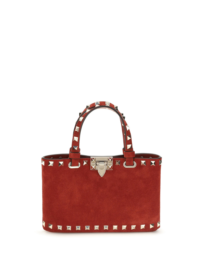 Valentino Garavani Valentino Garavani Suede Rockstud Mini Handbag - World Class Fashion