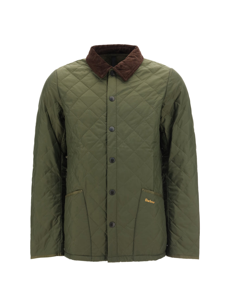 Barbour Barbour Heritage Quilt Jacket Olive Men - World Class Fashion