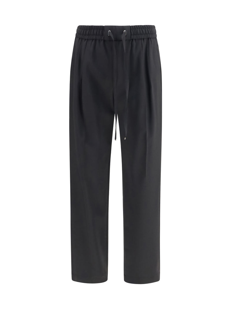 Dolce & Gabbana Dolce & Gabbana Wool Gabardine Jogger Pants - World Class Fashion