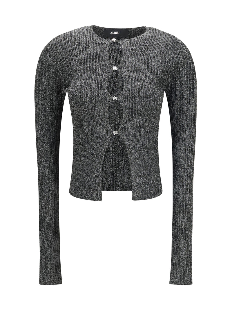 Amiri Amiri Lurex Cardigan Black Women - World Class Fashion