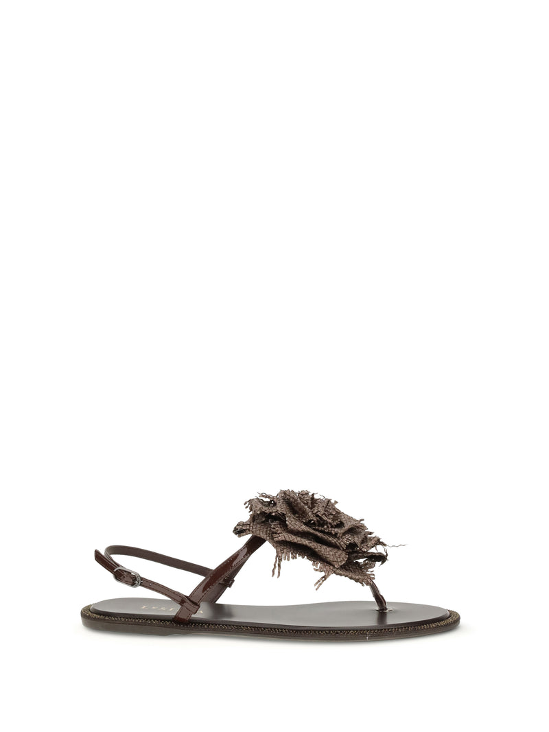 Le Silla Le Silla Rose Sandals Fondente - World Class Fashion