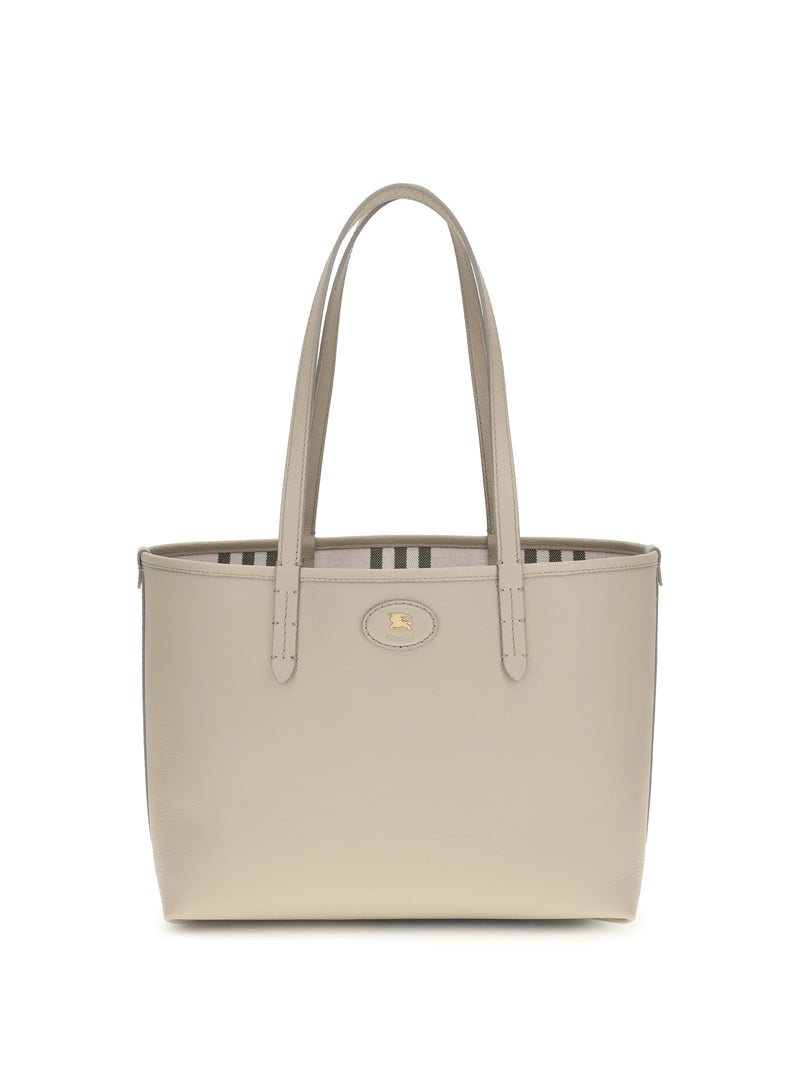 Burberry Burberry Bloomsbury Reversible Tote Bag Mushroom/Mallow Pink - World Class Fashion
