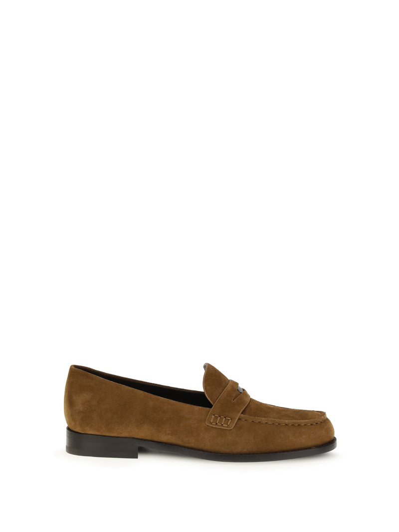Tory Burch Tory Burch Classic Penny Loafers Wild Tobacco - World Class Fashion