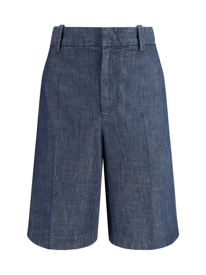 Jil Sander Jil Sander Cotton Bermuda Indigo Men - World Class Fashion