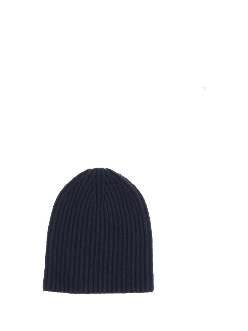 Umit Benan Umit Benan Murray Cashmere Beanie Dark Navy - World Class Fashion
