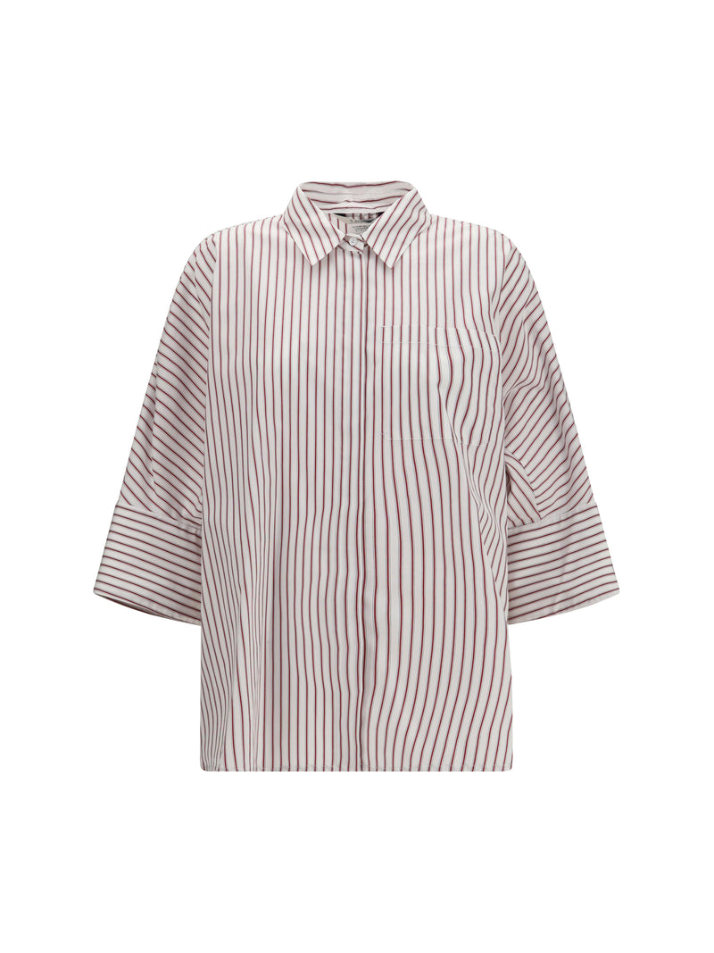 'S Max Mara 'S Maxmara Avenue Striped Shirt Ruby Women - World Class Fashion