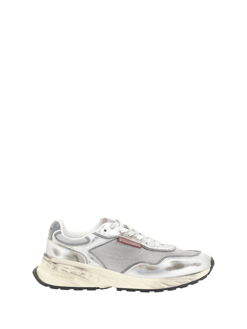 Dsquared2 Dsquared2 Sprinter Sneakers Argento - World Class Fashion