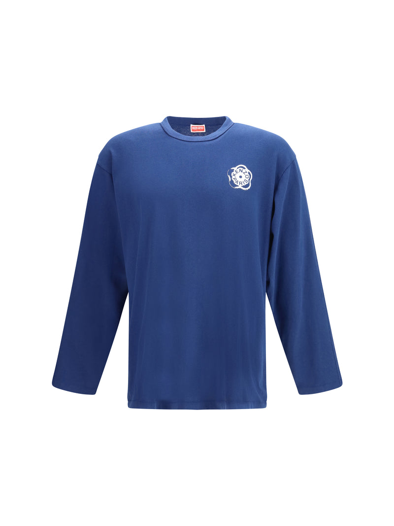 Kenzo Kenzo Boke Flower 2.0 Long-sleeved T-shirt Deep Sea Blue - World Class Fashion