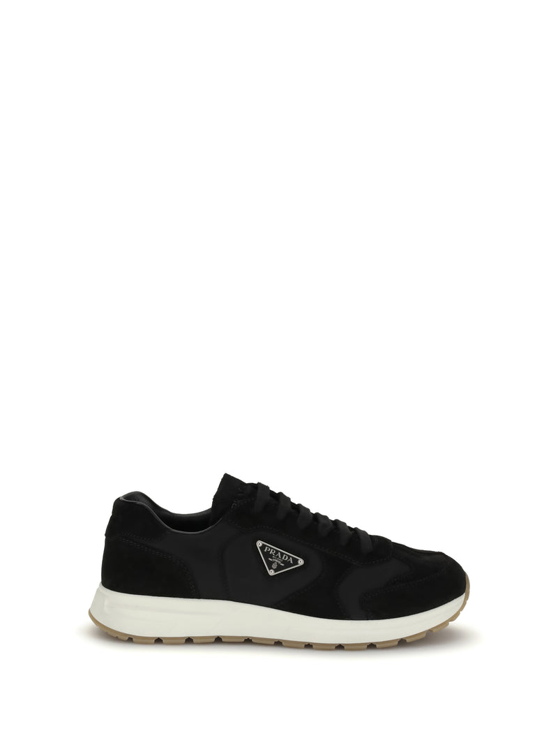 Prada Prada Prax 01 Zapatillas Re-Nylon Negras para Hombre - World Class Fashion
