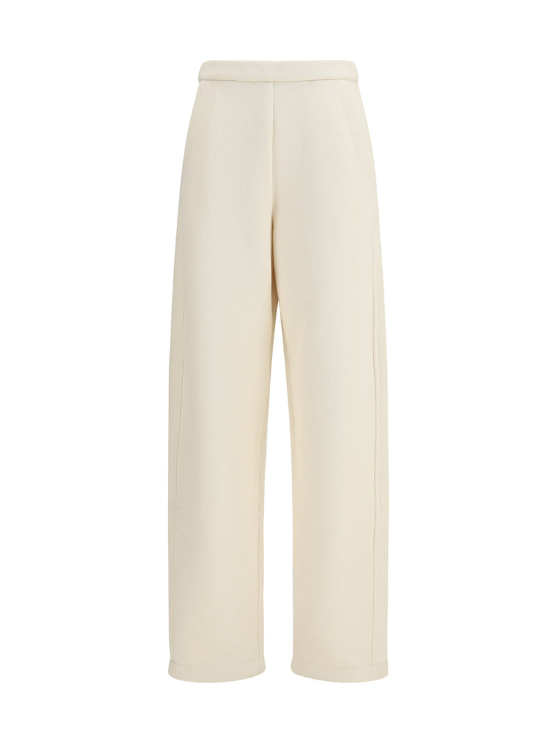 Max Mara Pure Pantalones Max Mara Pure Dente Avorio - World Class Fashion