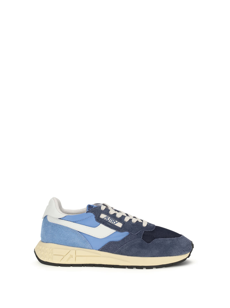 Autry Autry Reelwind Low Sneakers Tricolor Bluette/Digital Blu - World Class Fashion