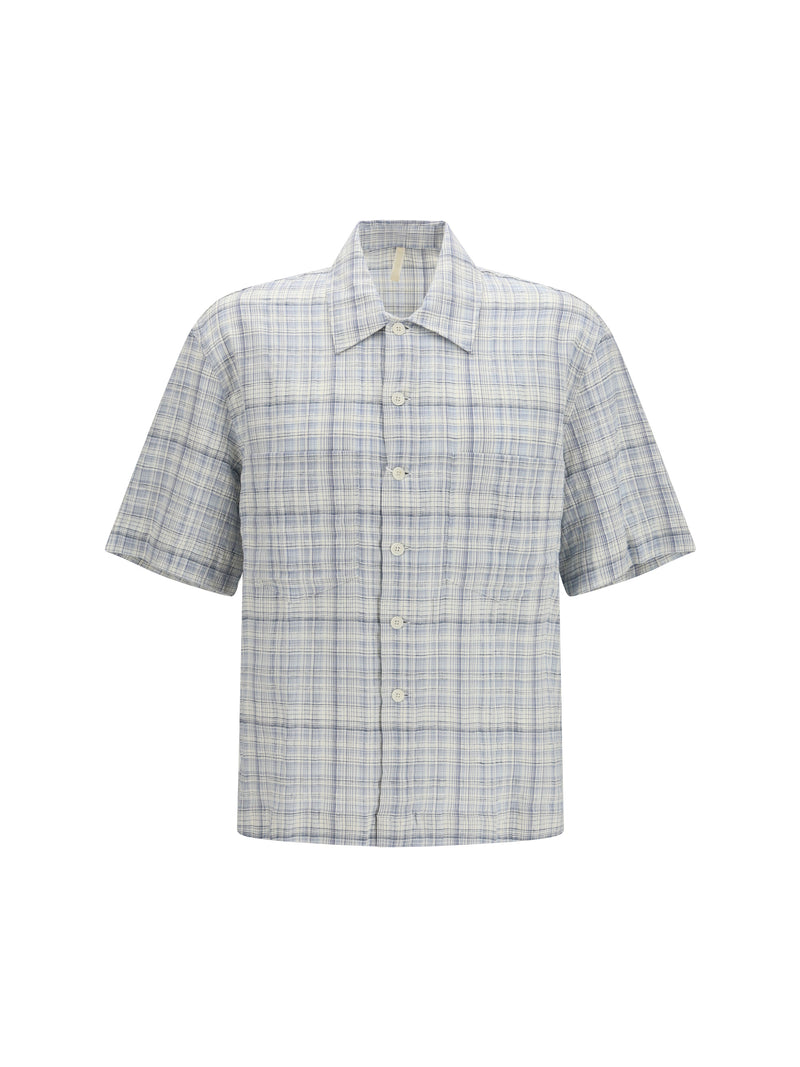 Sunflower Sunflower Adam Short-sleeved Shirt Blue - World Class Fashion