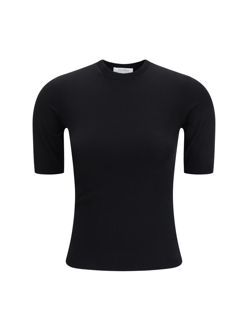 Max Mara Max Mara Ottano T-shirt Nero Women - World Class Fashion