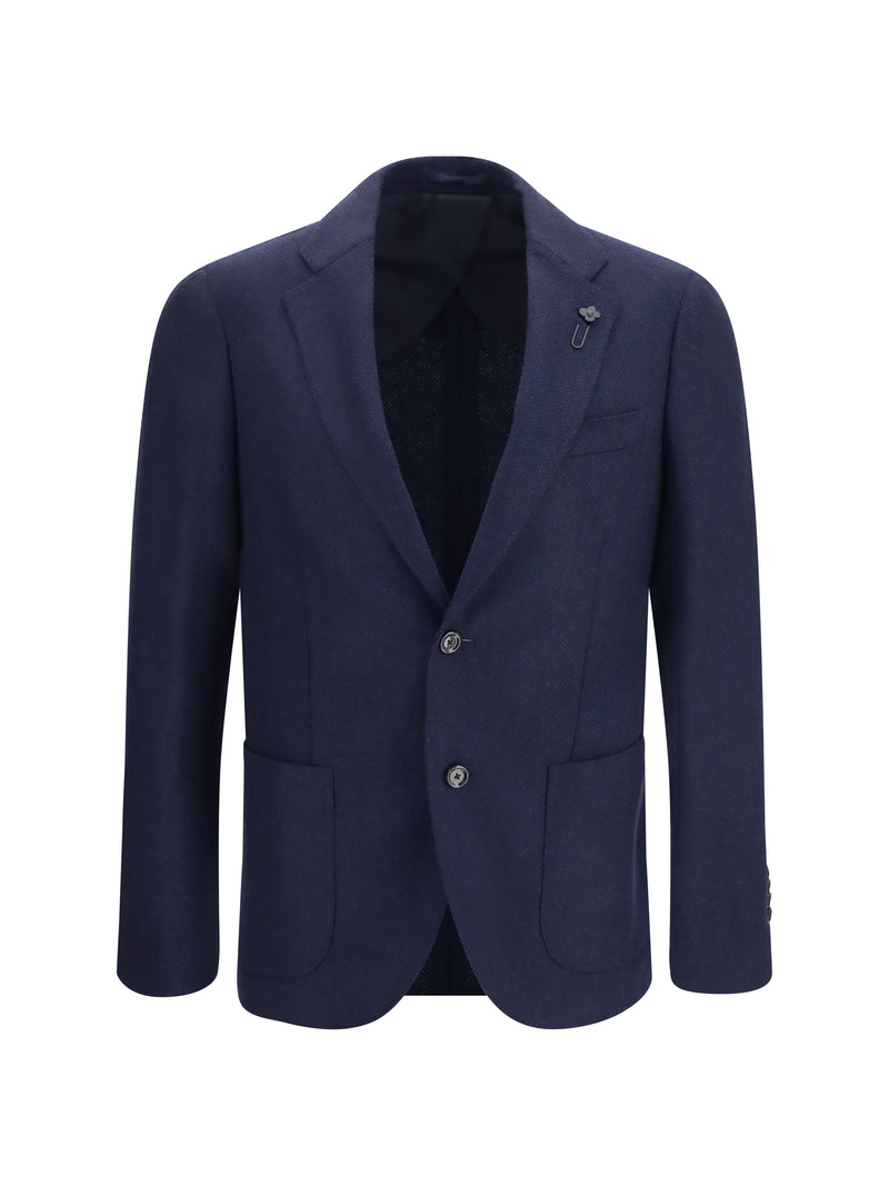 Lardini Lardini Wool and Cashmere Jacket Blue Men - World Class Fashion