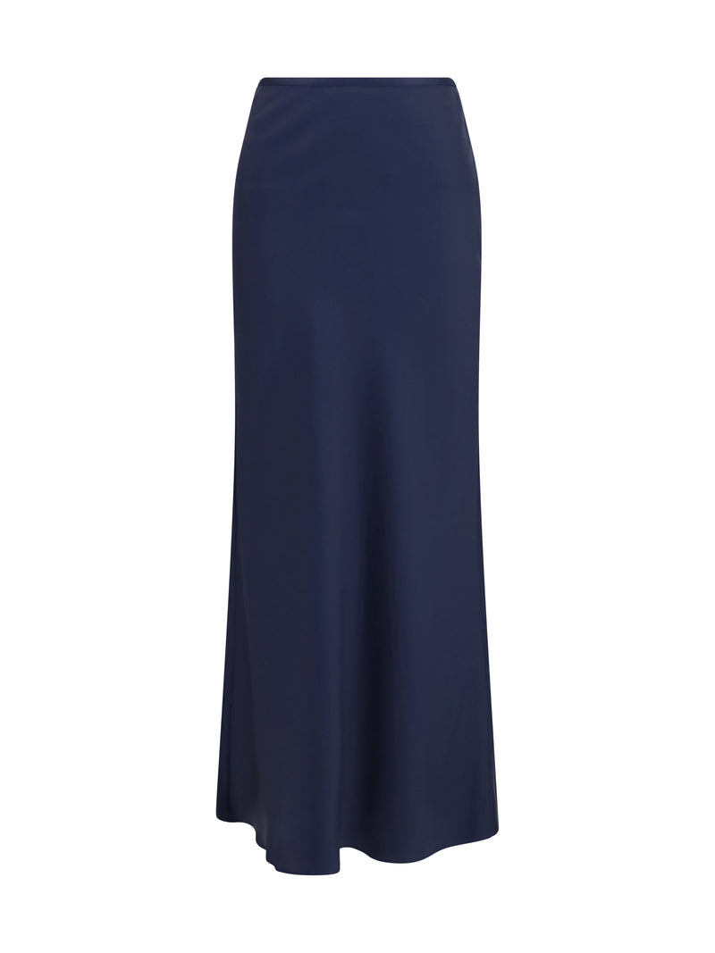 Loulou De Saison Loulou De Saison Silk Twill A-line Maxi Skirt - World Class Fashion