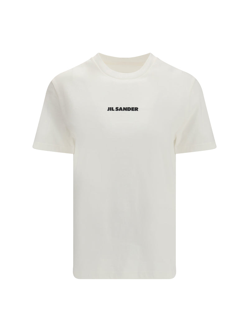 Jil Sander Jil Sander Short-sleeved T-shirt Porcelain Women - World Class Fashion