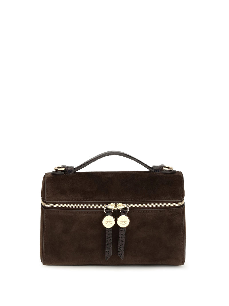 Tory Burch Tory Burch Romy Slim Suede Top Handle Bag - World Class Fashion