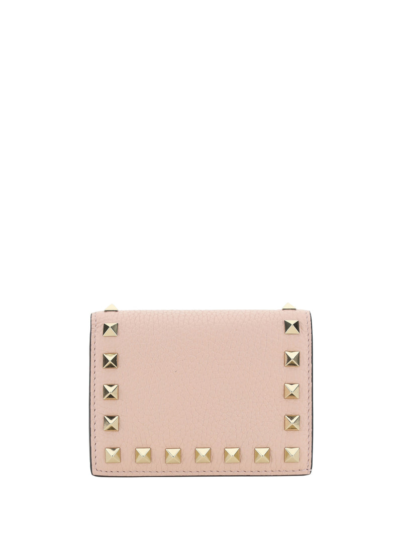 Valentino Garavani Valentino Garavani Rockstud Wallet Rose Quartz - World Class Fashion