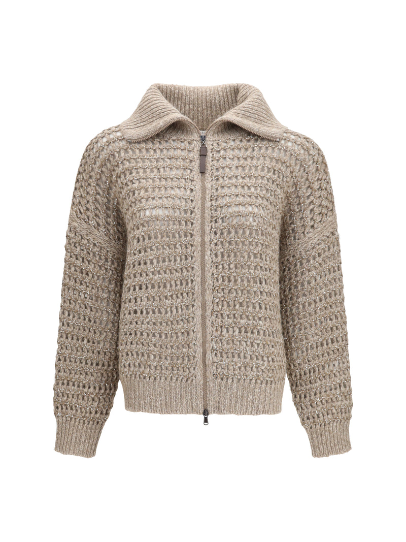 Brunello Cucinelli Brunello Cucinelli Cashmere Cardigan Beige Women - World Class Fashion