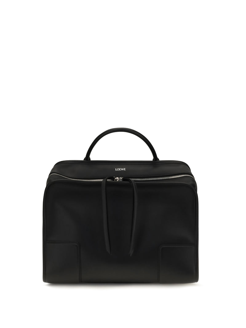Loewe Loewe Amazona 180 XL Calfskin Handbag Black - World Class Fashion