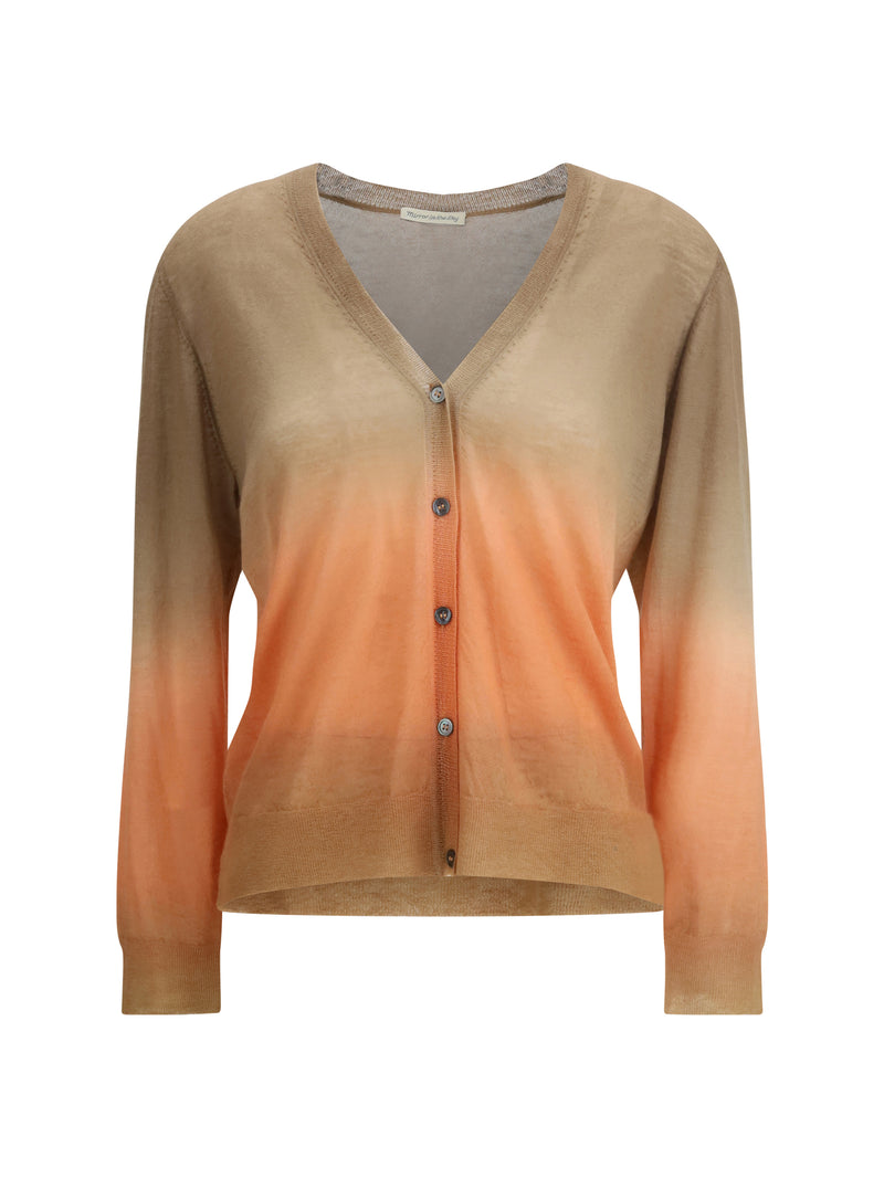 Mirror In The Sky Mirror In The Sky Surya Henley Cardigan Browns - World Class Fashion