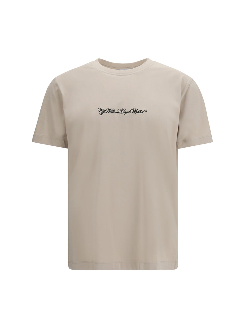 Off-white Off-White Script Arrow T-shirt Pumice Stone - World Class Fashion