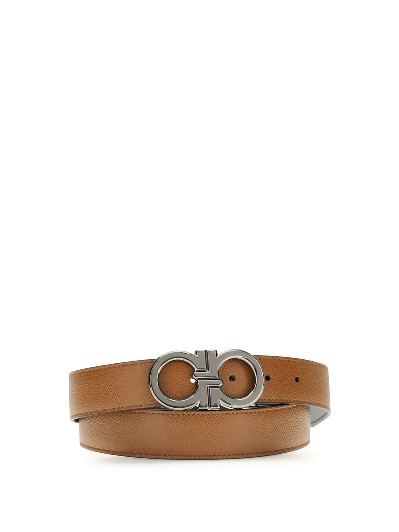 Ferragamo Cinturón Ferragamo reversible Gancini de piel de vacuno para hombre - World Class Fashion