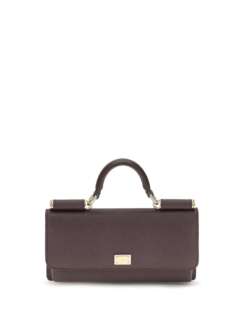 Dolce & Gabbana Dolce & Gabbana Micro Sicily Shoulder Bag Mosto - World Class Fashion