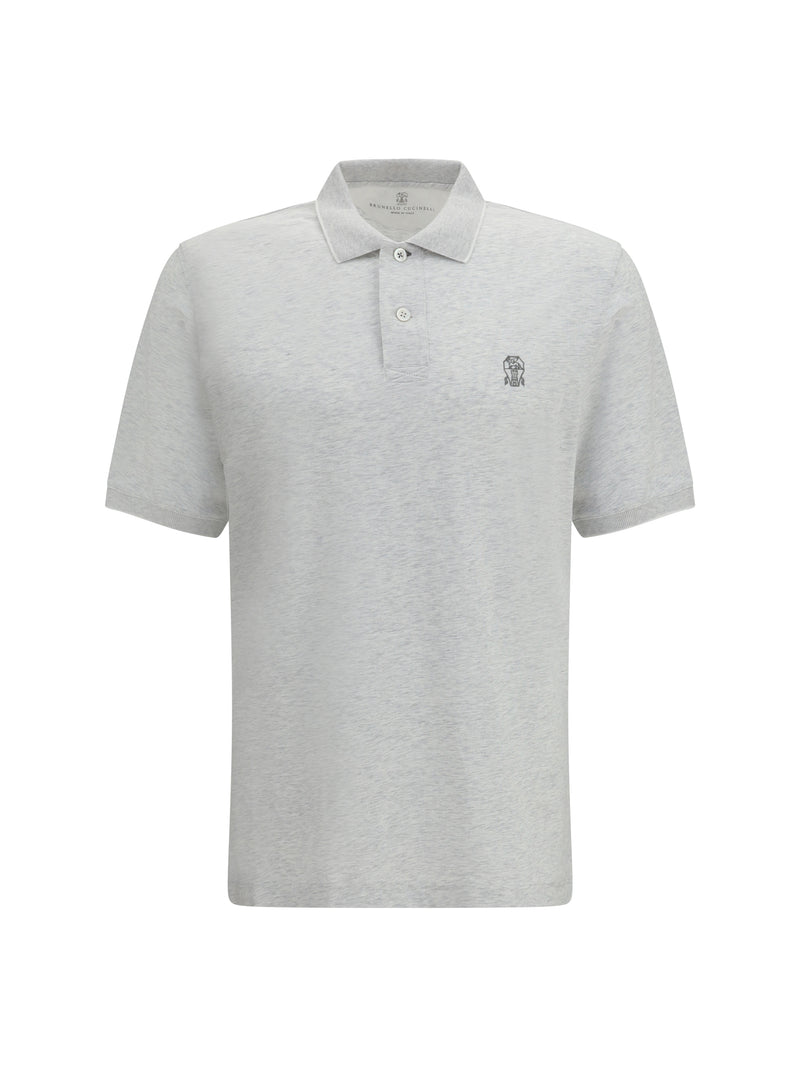 Brunello Cucinelli Brunello Cucinelli Polo In Cotton Jersey With Short Sleeves - World Class Fashion
