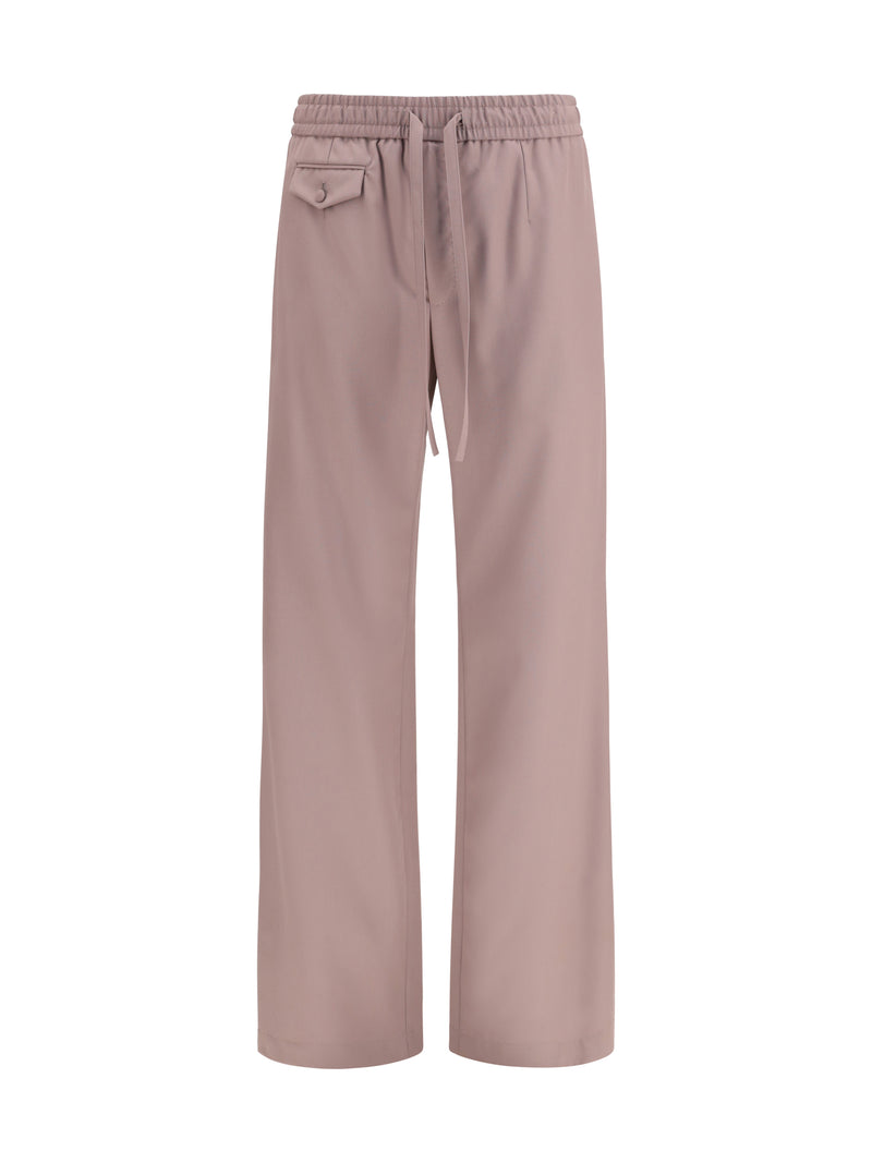 Dolce & Gabbana Dolce & Gabbana Wool Jogging Pants Marrone 7 - World Class Fashion