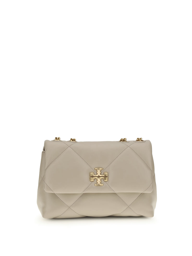 Tory Burch Tory Burch Kira Diamond Small Shoulder Bag Light Stone - World Class Fashion