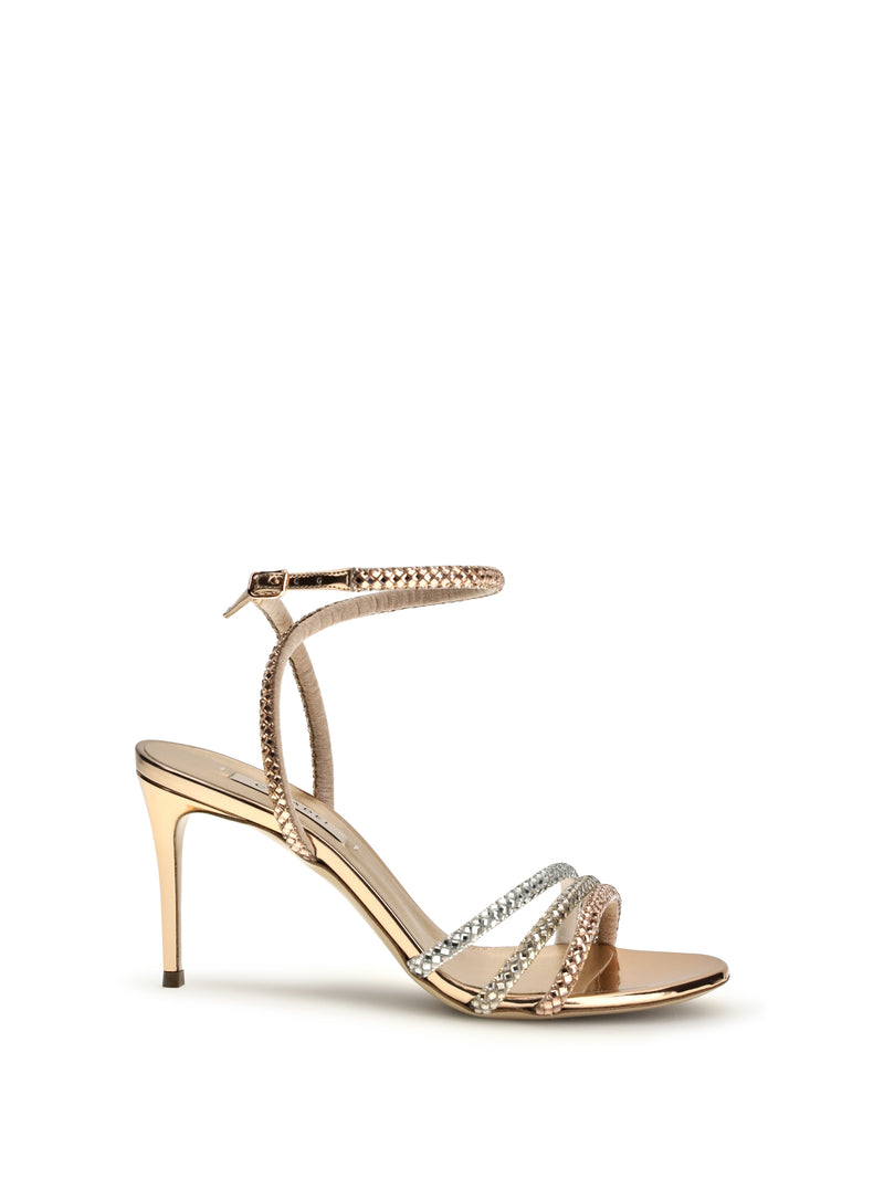 Casadei Casadei Julia Andromeda Sandals Oro Rosa - World Class Fashion