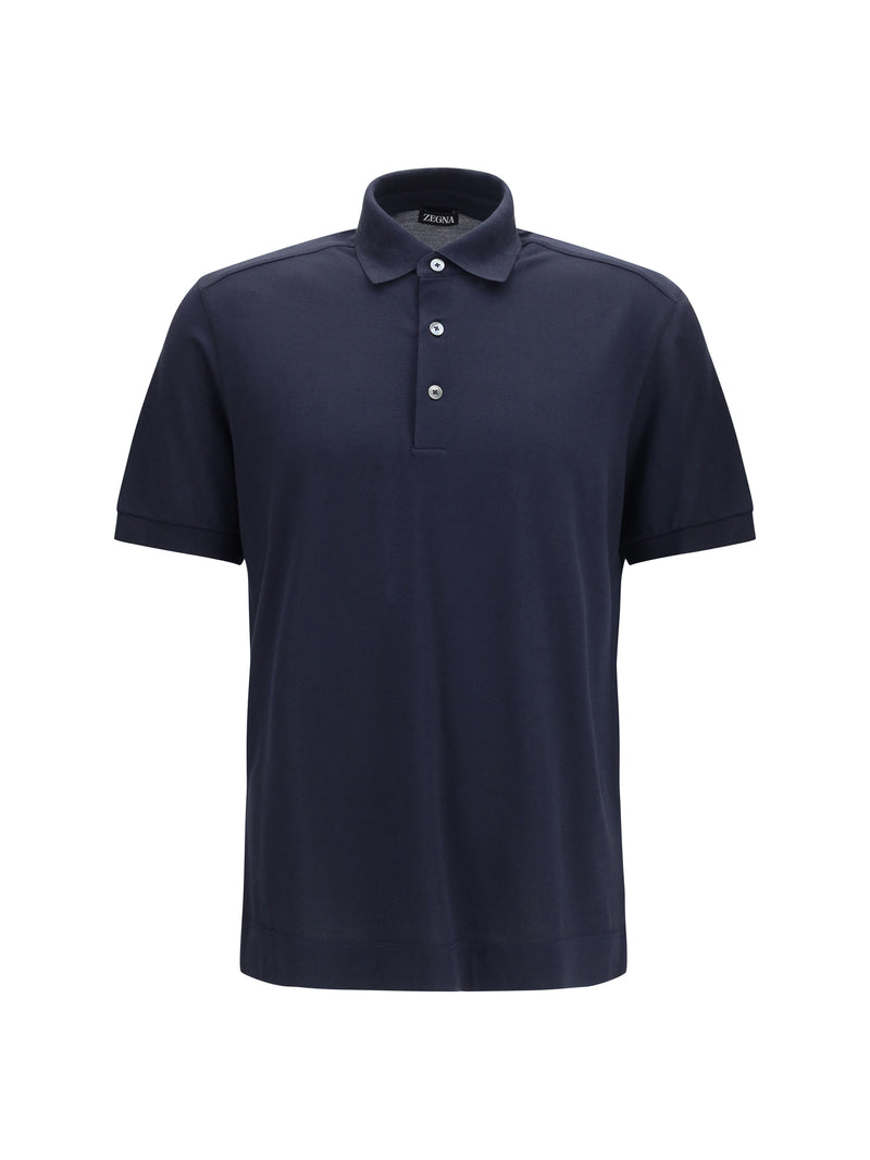 Zegna Zegna Cotton and Silk Polo 001 - World Class Fashion