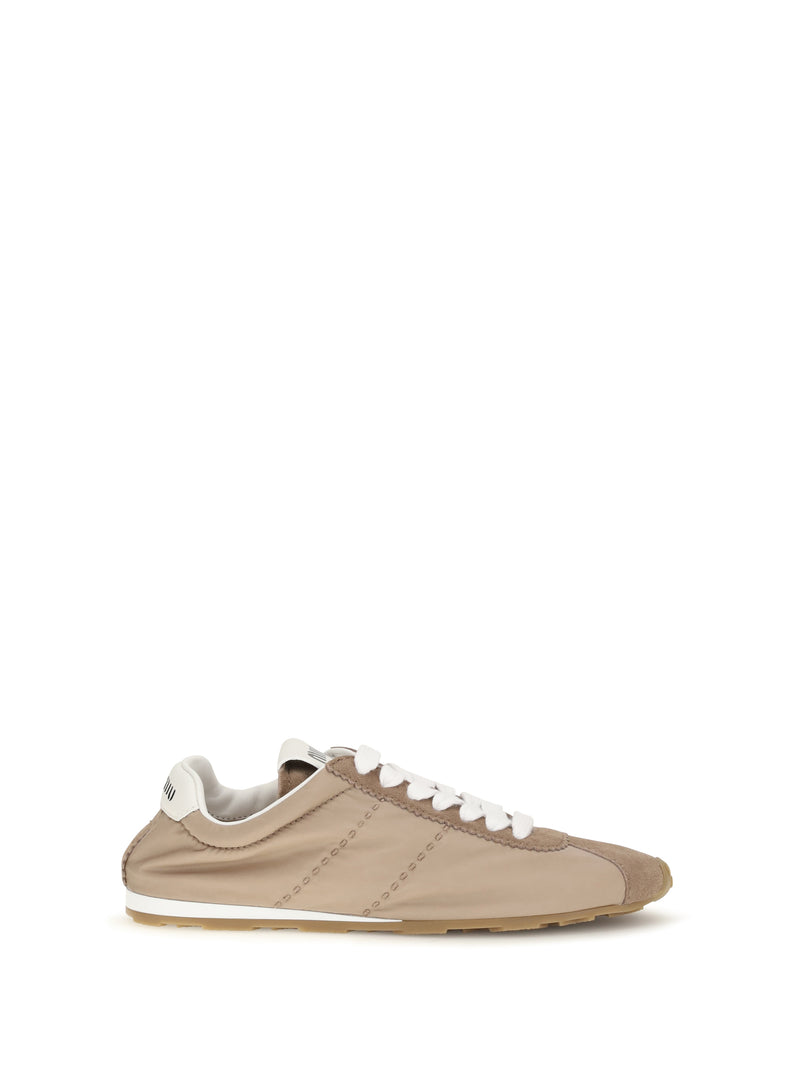 Miu Miu Miu Miu Plume Sneakers Dark Rose Women - World Class Fashion